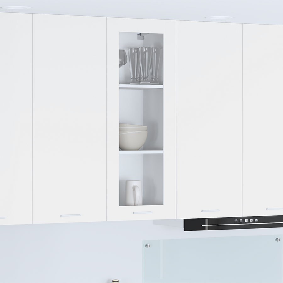 Hanging Cabinet White 40 x 31 x 100 cm Engineered Wood