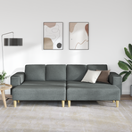 Sofa Set Dark grey Fabric