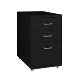 Levede 3 Drawer Office Drawers Cabinet Black-2018816765886337024