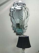 Venetian Large Scroll Mirror Hand Crafted - Front View