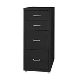 Levede 4 Drawer Office Drawers Cabinet Black - Extra Image