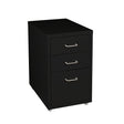 Levede 3 Drawer Office Drawers Cabinet Black-2018816765886337025