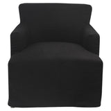 Nantucket Armchair Black with cover - Front View
