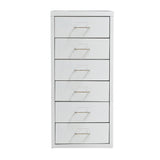 Levede 6 Drawer Office Cabinet Drawers White-2018816811138682881