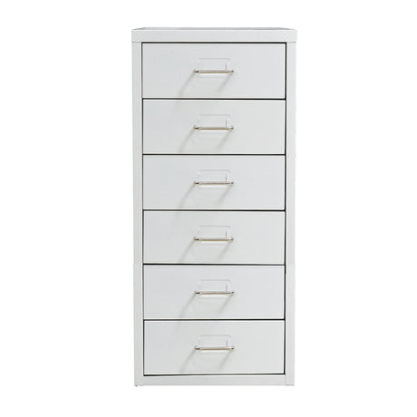 Levede 6 Drawer Office Cabinet Drawers White-2018816811138682881