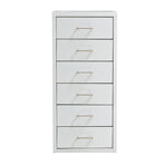 Levede 6 Drawer Office Cabinet Drawers White-2018816811138682881