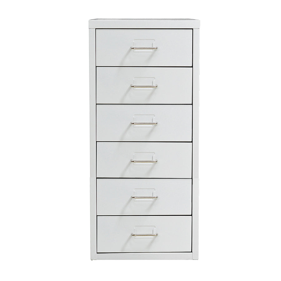 Levede 6 Drawer Office Cabinet Drawers White-2018816811138682881