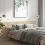 Wall Headboard Sonoma Oak 240x1.5x80 cm Engineered Wood - Side View