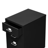 Levede 6 Drawer Office Cabinet Drawers Black - Top-Down View