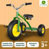 John Deere Mighty Pedal Trike 2.0 Ride On Toy 46050 - Close-Up Angle