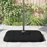 Cantilever Umbrella Base Black 98 x 98 x 98 cm - Top-Down View