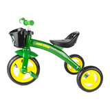 John Deere Green Steel Tricycle Ride On Toy 46790 - Front View