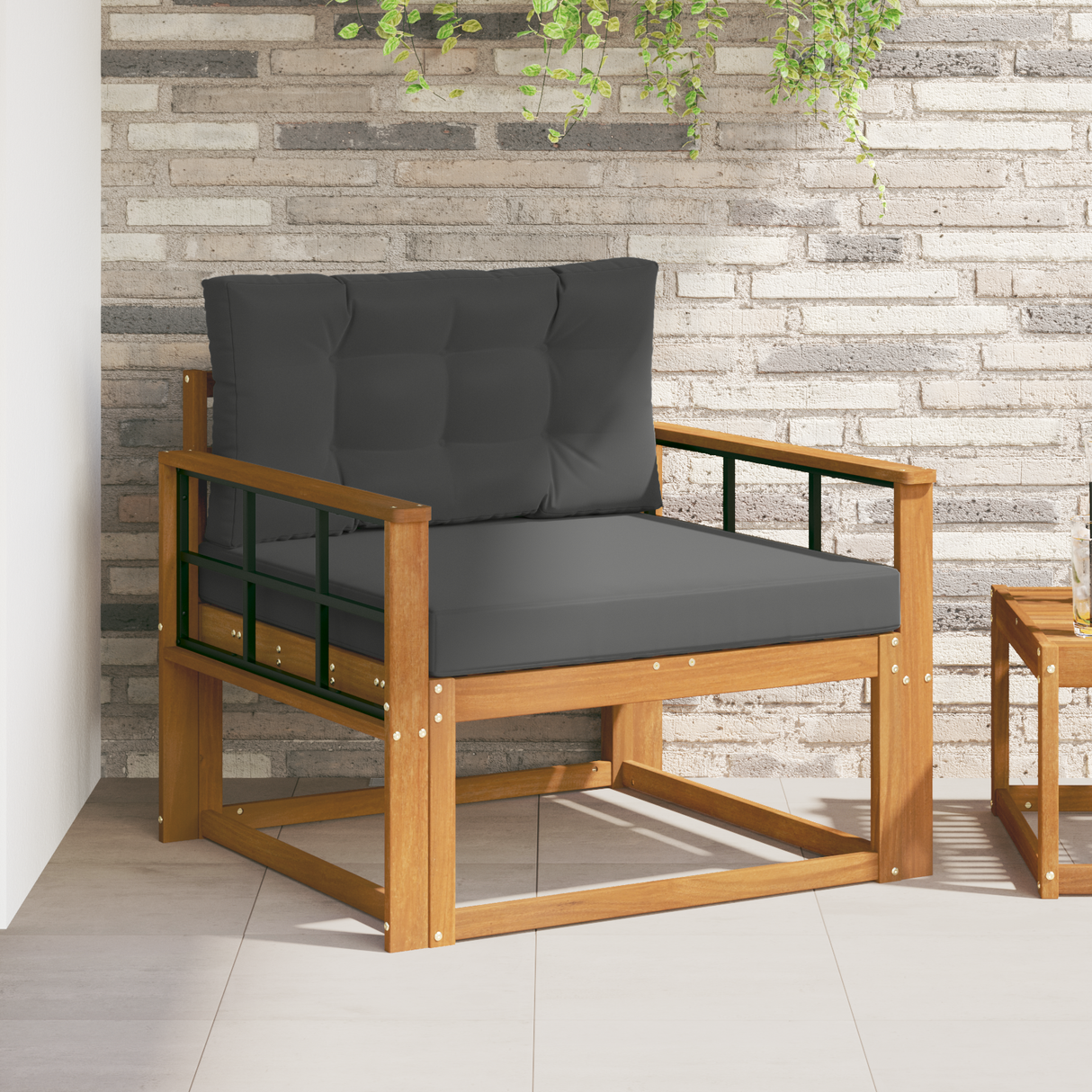 Outdoor Middle Sofa Natural