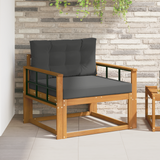 Outdoor Middle Sofa Natural - Front View