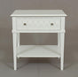Kioloa Bedside w/1 drawer White  Muted Semi Gloss finish