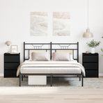 Bedside Cabinet 2 pcs Black Oak 40 x 35 x 62,5 cm