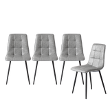 Levede 8x Dining Chairs Kitchen Chair - Low Angle