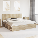 Headboard Sonoma Oak Engineered Wood