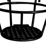 Levede 1x Flower Holder Plant Stand Black - Side View