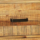 Coffee Table Wooden Frame 2 Drawers Storage in Light Brown Colour - Top-Down View