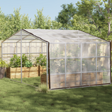 Plant Cover Transparent 4 x 8 m PE - Front View