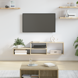 WallTVStand 120x25x28,5cm Engineered Wood - Side View