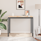 Bar Table Natural 140 x 80 x 105 cm Solid Pine Wood - Top-Down View