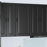 Dishwasher Panel Kalmar Black 50 x 31 x 100 cm Engineered Wood - Side View