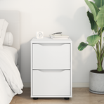 Storage Cabinet 40 x 48 x 57 cm Engineered Wood White