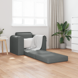 Sofa Bed Dark Grey 98 x 71 x 83 cm Velvet - Front View