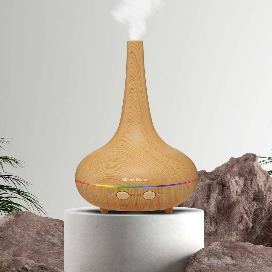 Milano Decor Ultrasonic Aroma Diffuser - Light Wood Grain-1951134804951044096