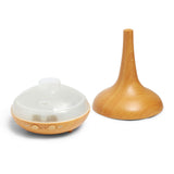 Milano Decor Ultrasonic Aroma Diffuser - Light Wood Grain - Front View