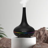Milano Decor Ultrasonic Aroma Diffuser - Black Colour - Top-Down View