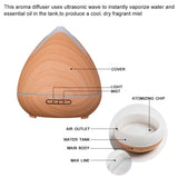 PureSpa Ultrasonic Diffuser - Light Wood - Front View