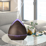 PureSpa Ultrasonic Diffuser - Dark Wood - Rear View