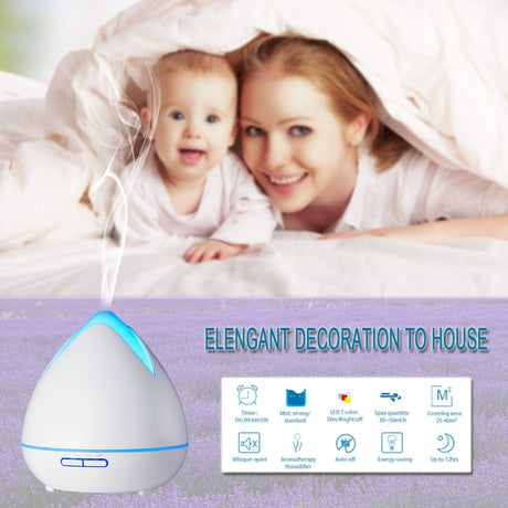 PureSpa Ultrasonic Diffuser  - White-1951134806188363782