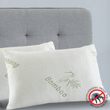 ROYAL COMFORT BAMBOO COVERED MEMORY FOAM PILLOW - 2PK-1951134817148080131