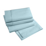 Renee Taylor 1500 Thread count Cotton Blend Sheet sets King Mist - Top-Down View