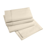 Renee Taylor 1500 Thread count Cotton Blend Sheet sets King Ivory - Top-Down View