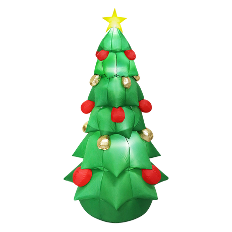 Santaco 2.5M Inflatable Christmas with Led Lights-2006733374823206920