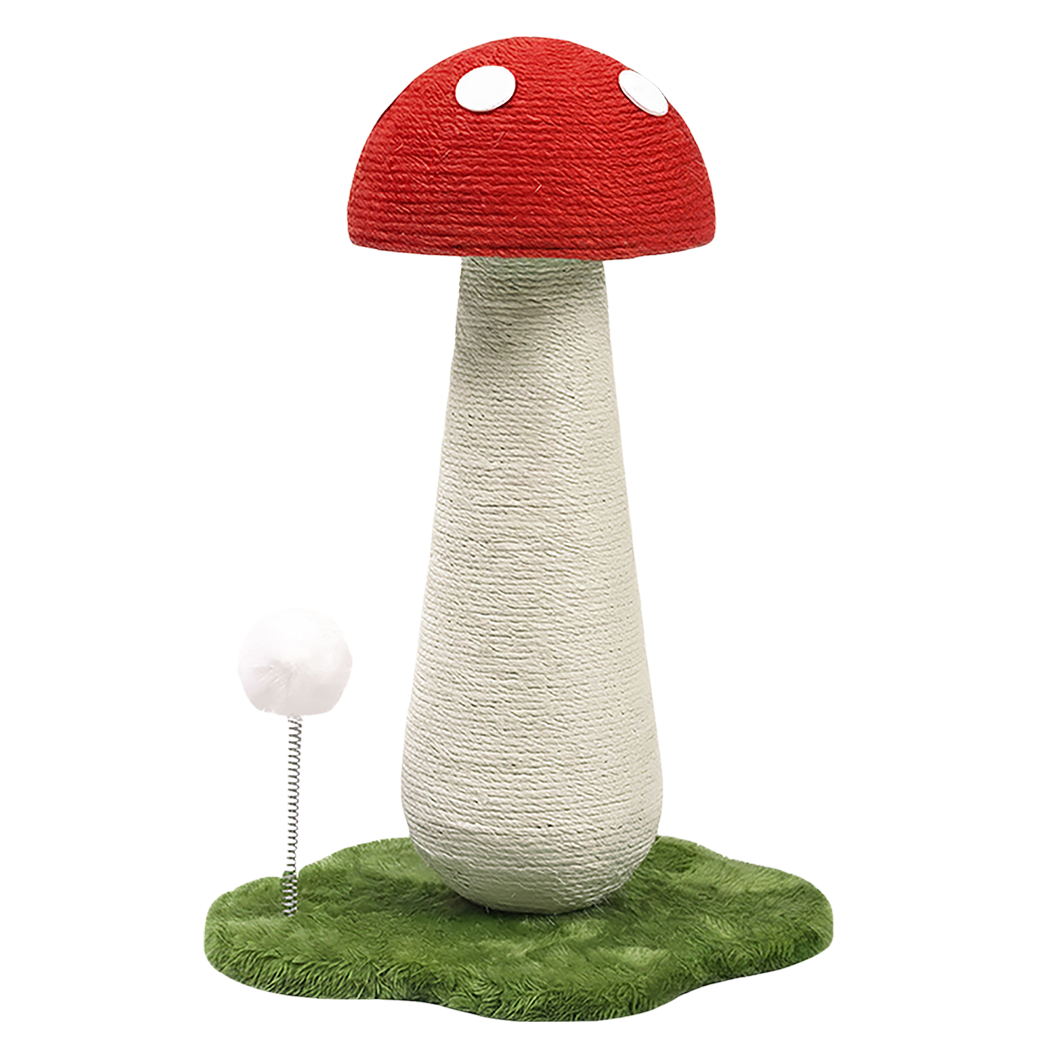 Pawz Mushroom Cat Scratching Post Sisal Rope Cat Tower-2011971127760523272