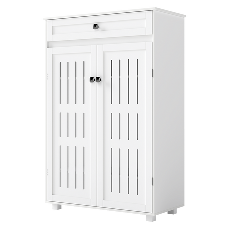 Levede Shoe Cabinet Door Storage Rack Cupboard White-2011971110257692681