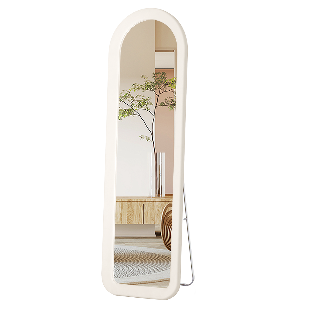 Flannel Arch Framed Full Length Mirror-2018816853371129864