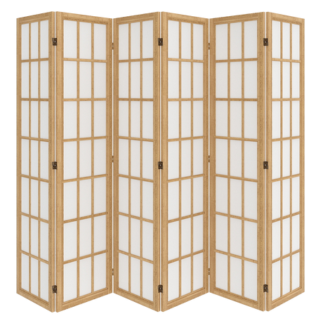 Levede 6 Panel Room Divider 170cm Freestanding Screen-2006732767794171912
