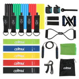 Centra Resistance Bands Set for Working Out - Close-Up Angle