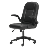 Levede Executive Office Chair Work PU Leather Seat - Low Angle