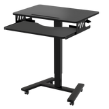 Levede Mobile Standing Desk Adjustable Height Table - Low Angle
