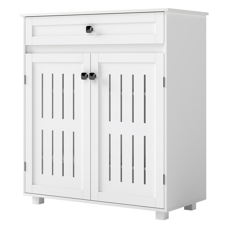 Levede Shoe Cabinet Door Storage Rack Cupboard White-2011971110060560393