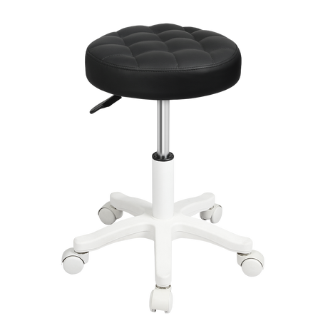 Levede 2x Rolling Bar Stool Swivel Salon SPA Chair Black-2018816822190673928