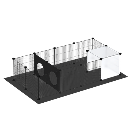 Pawz 16 Panels Guinea Pig Pet Playpen Small Pets Fence-2011971118084263944